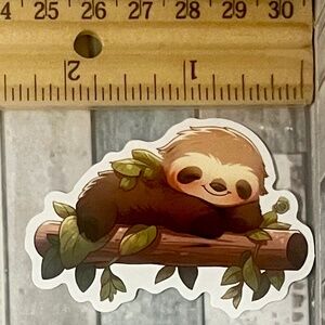 🌀10/$10🌀 Sloth Reusable Waterproof Vinyl Sticker Decal